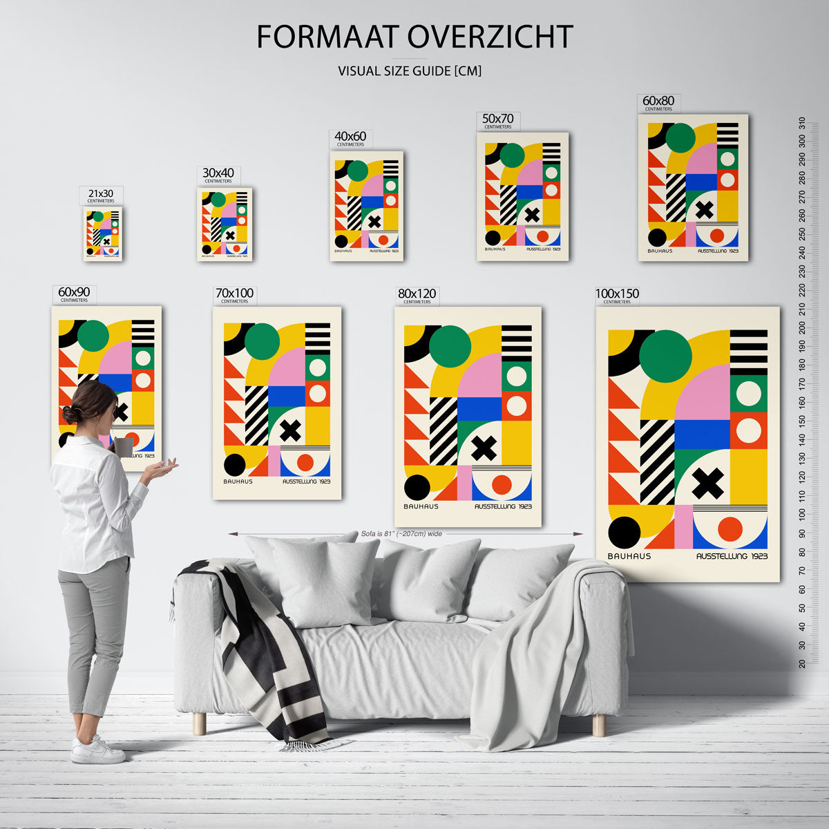 Vormen en vlakkenspel Poster
