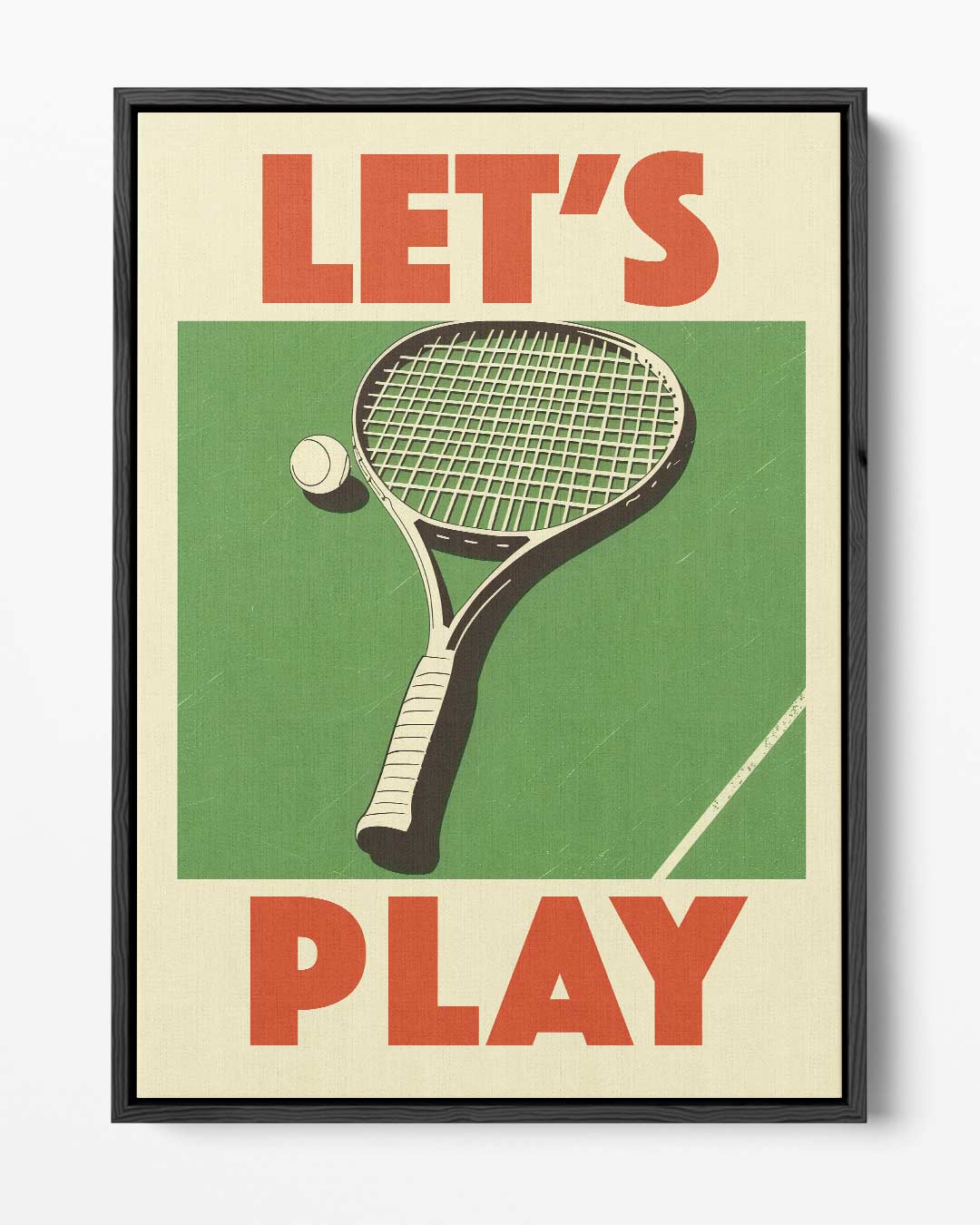 Speelplezier Tennis Kunstwerk-canvas-dibond-plexiglas-wanddecoratie-WallArtistic
