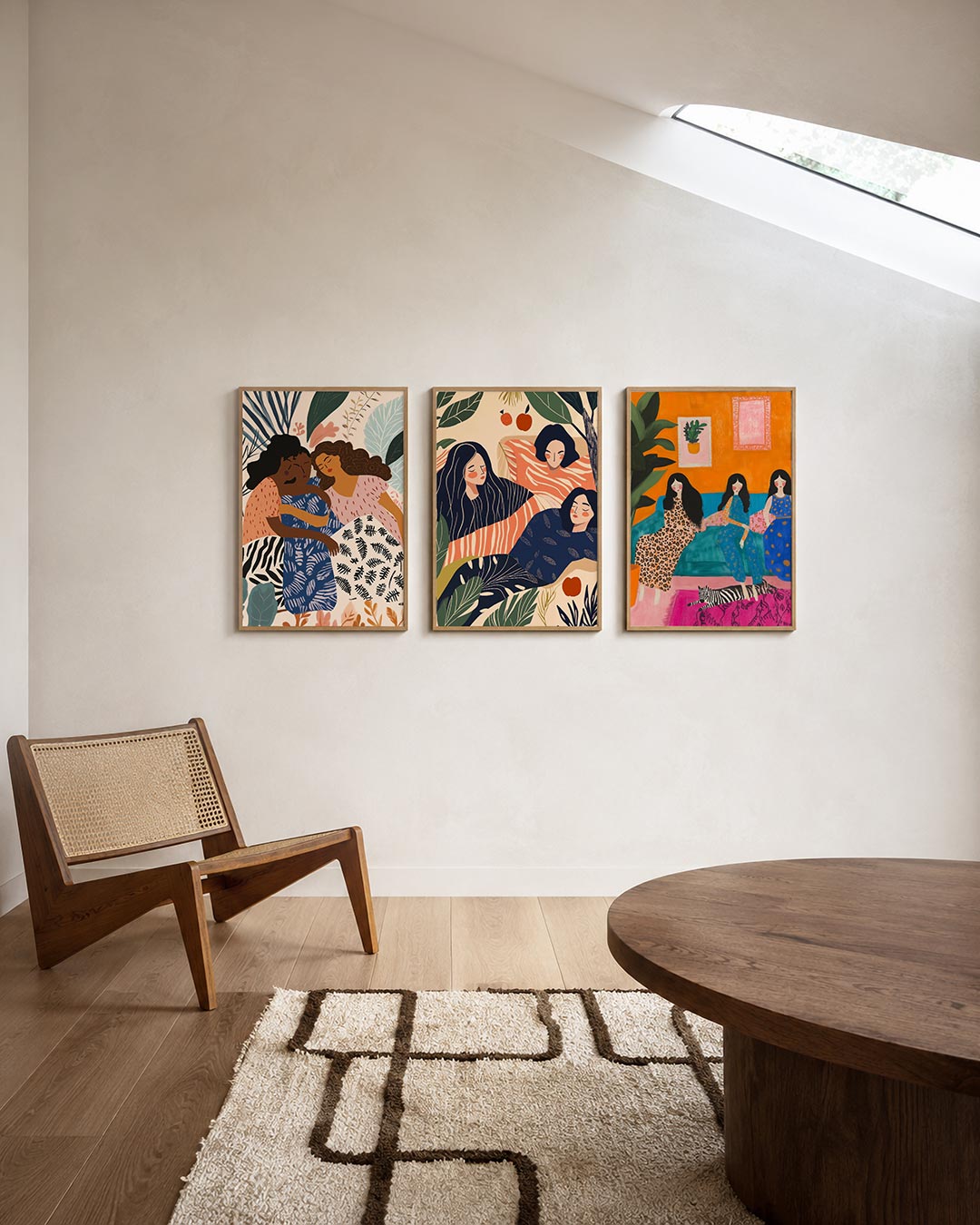 Vorm en kleurharmonie Posterset