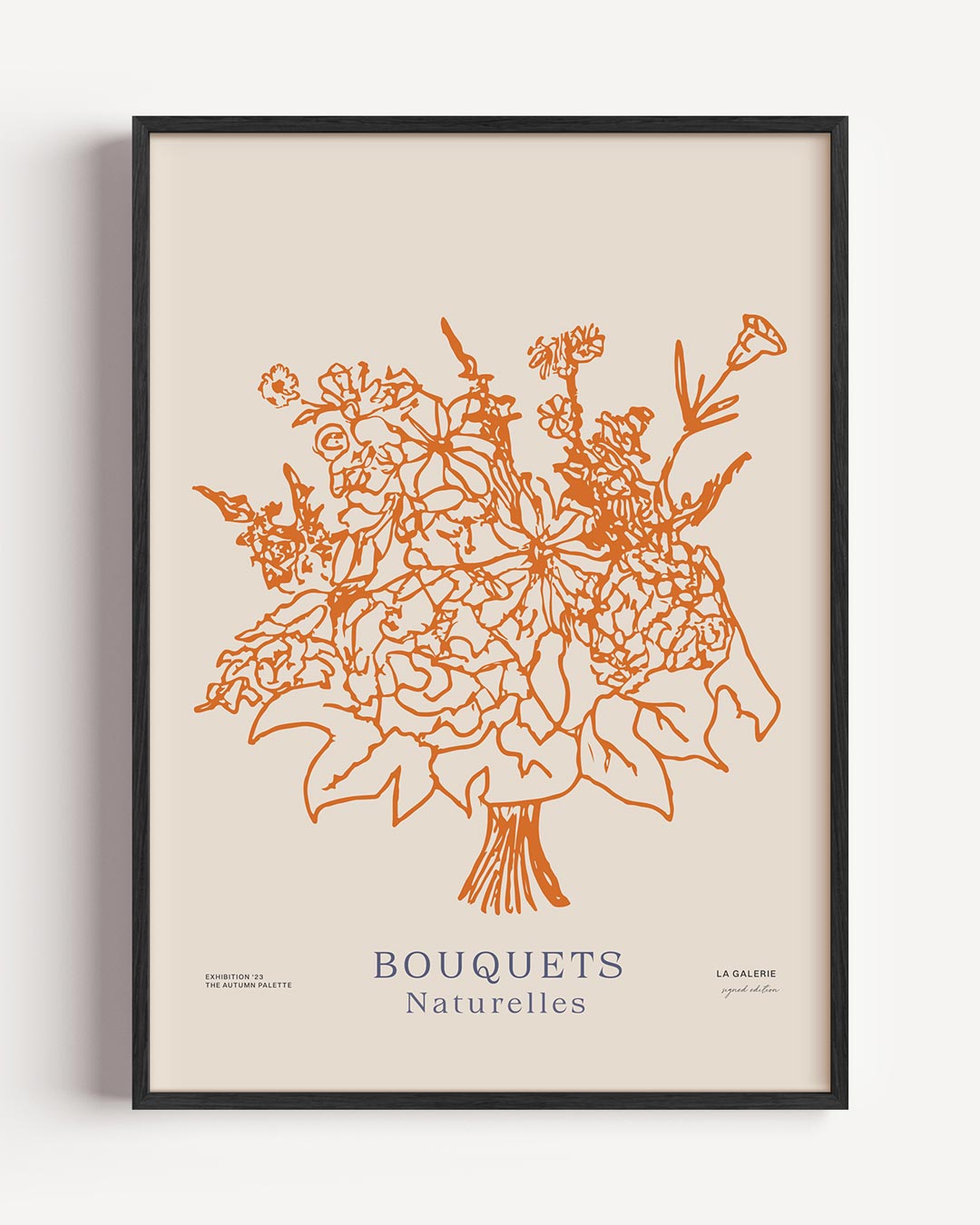 Bloemenpracht Botanische Poster-WallArtistic