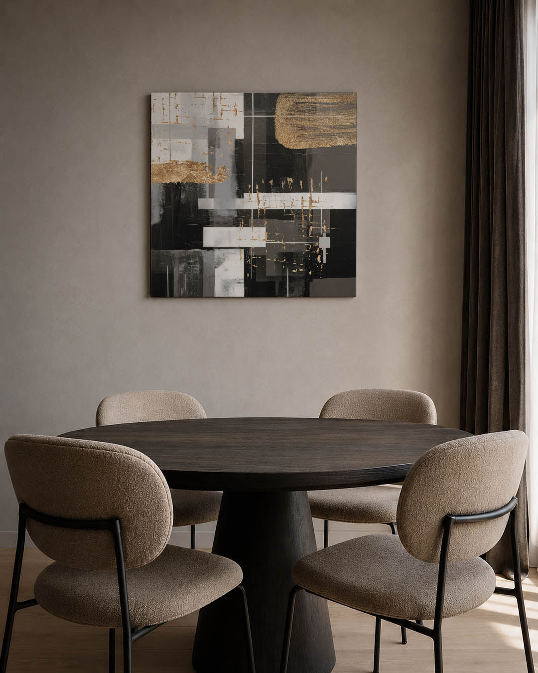 Gelaagde compositie Kunstwerk
