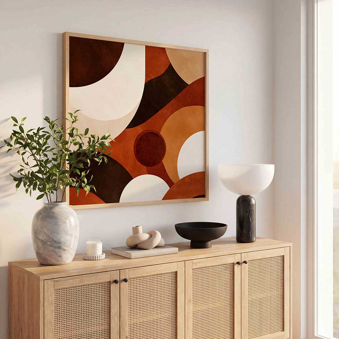 Abstracte vormen Poster