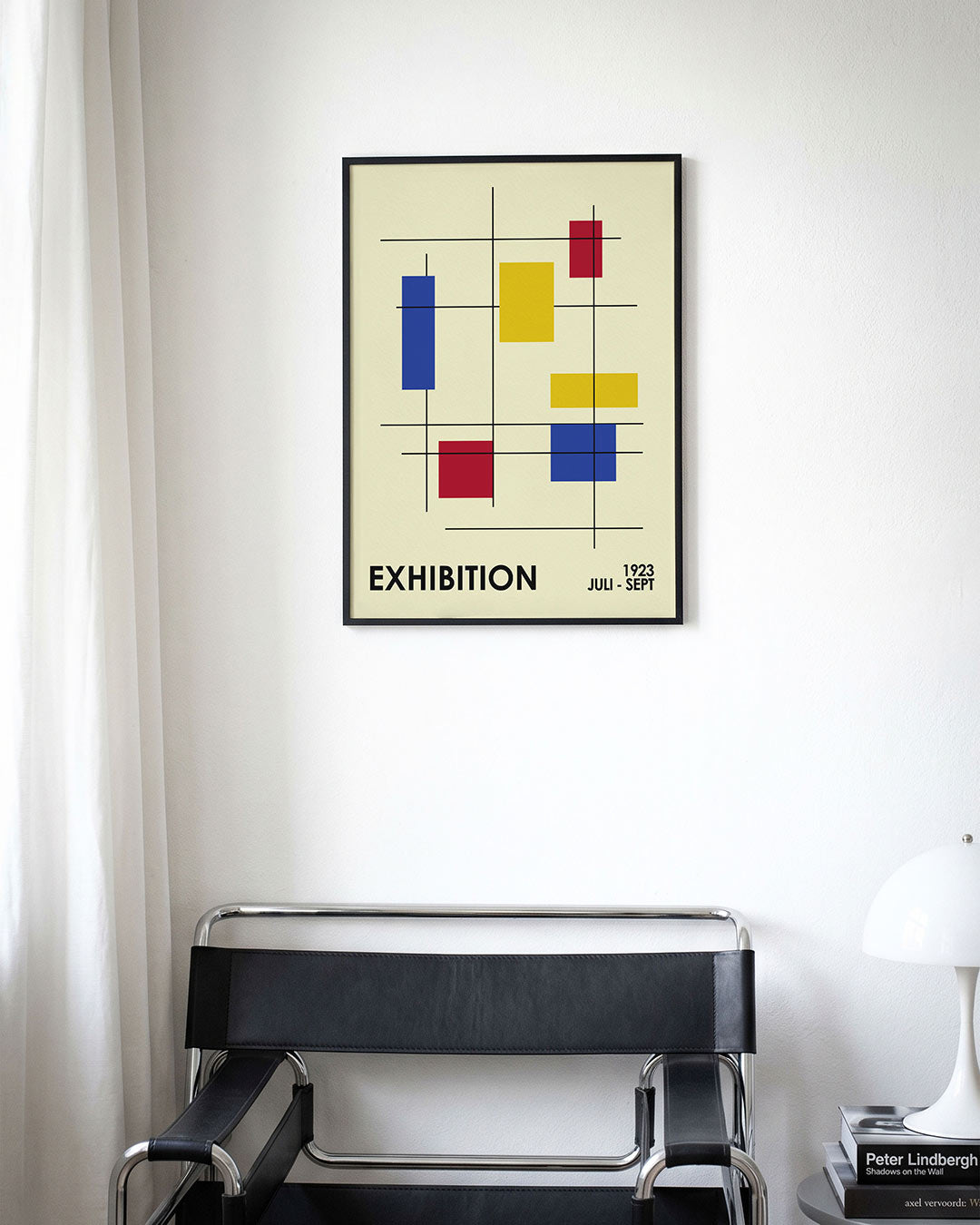 Lijnen en kleurvlakken Poster