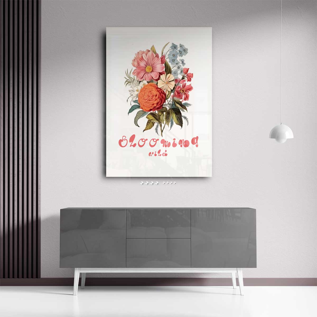 Bloeiend Wild Kunstwerk-canvas-dibond-plexiglas-wanddecoratie-WallArtistic