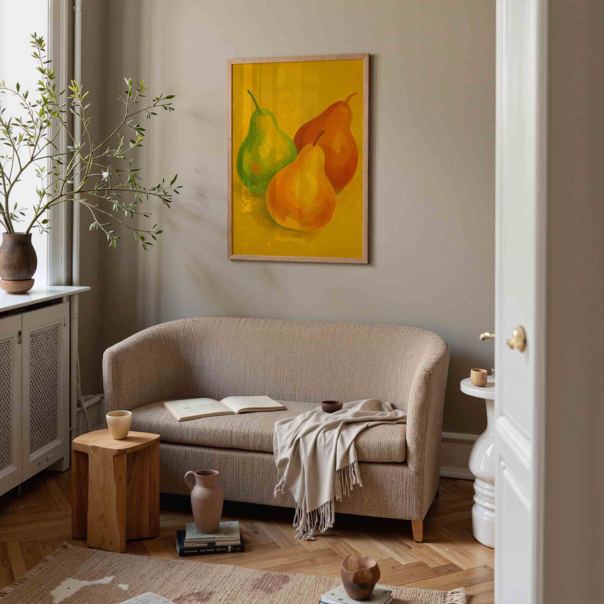 Drie peren Poster