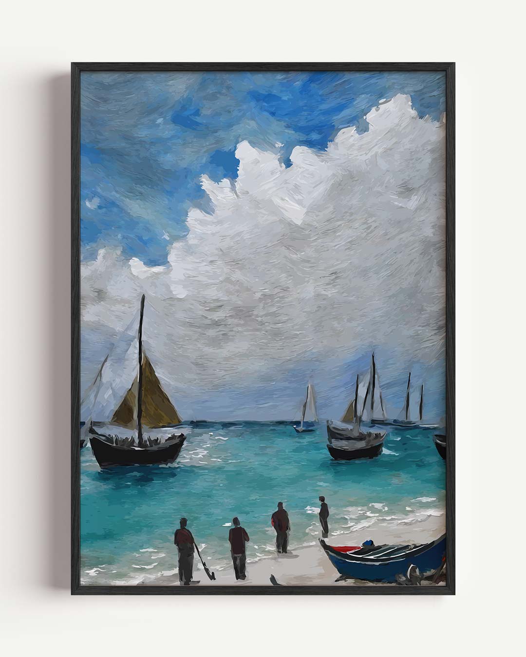 Strandavontuur Schilderij Poster