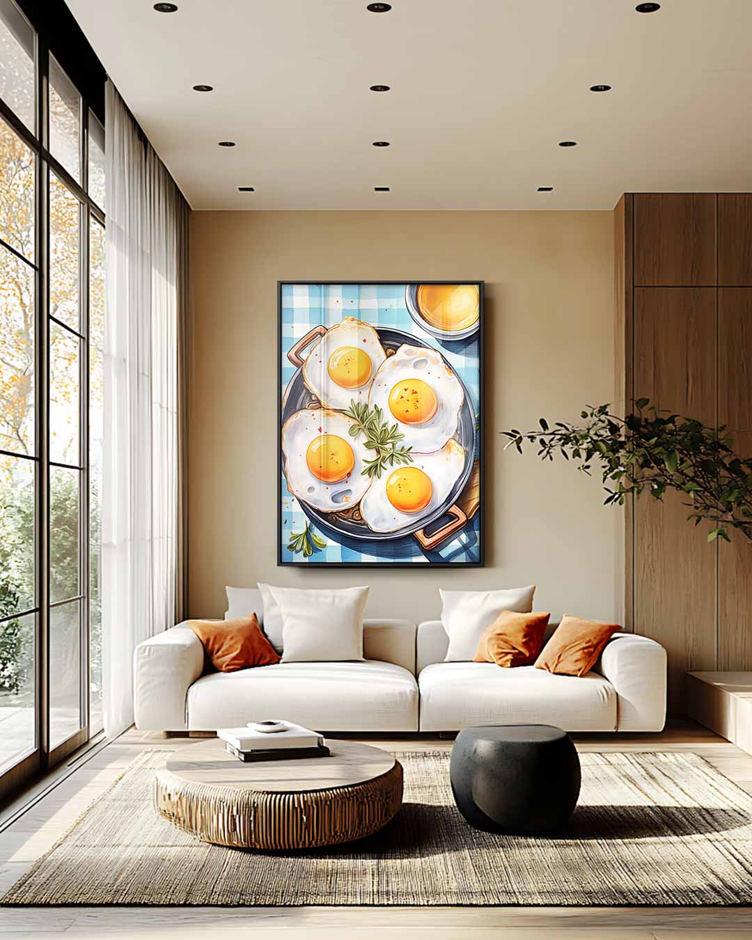 Kunstzinnige Ochtend Rust Kunstwerk-canvas-dibond-plexiglas-wanddecoratie-WallArtistic