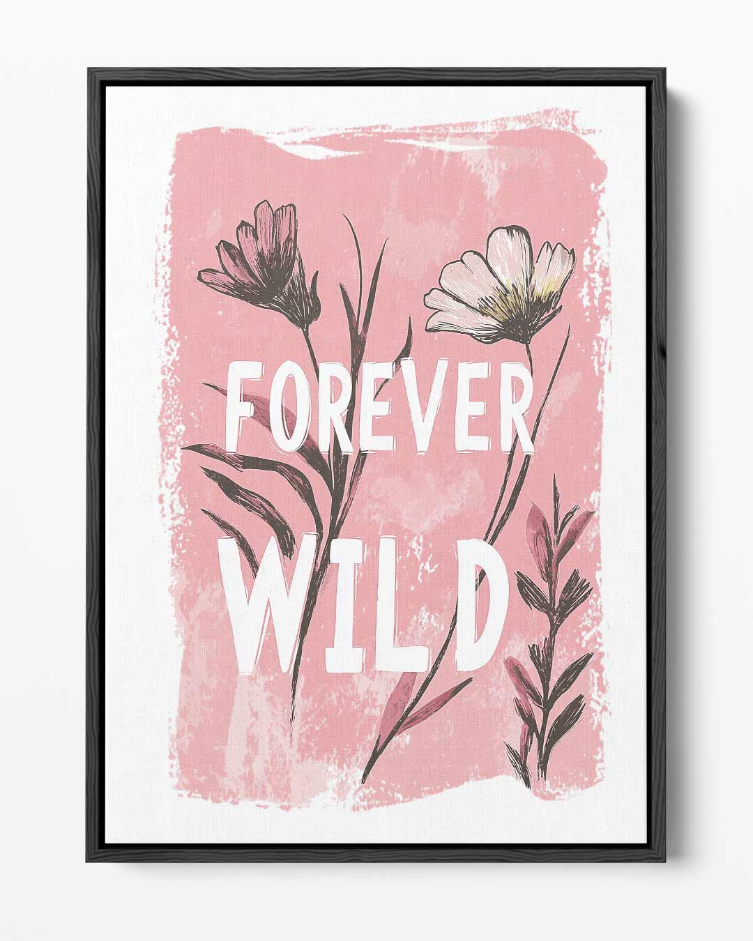 Forever Wild Bloemenkunst Kunstwerk-canvas-dibond-plexiglas-wanddecoratie-WallArtistic