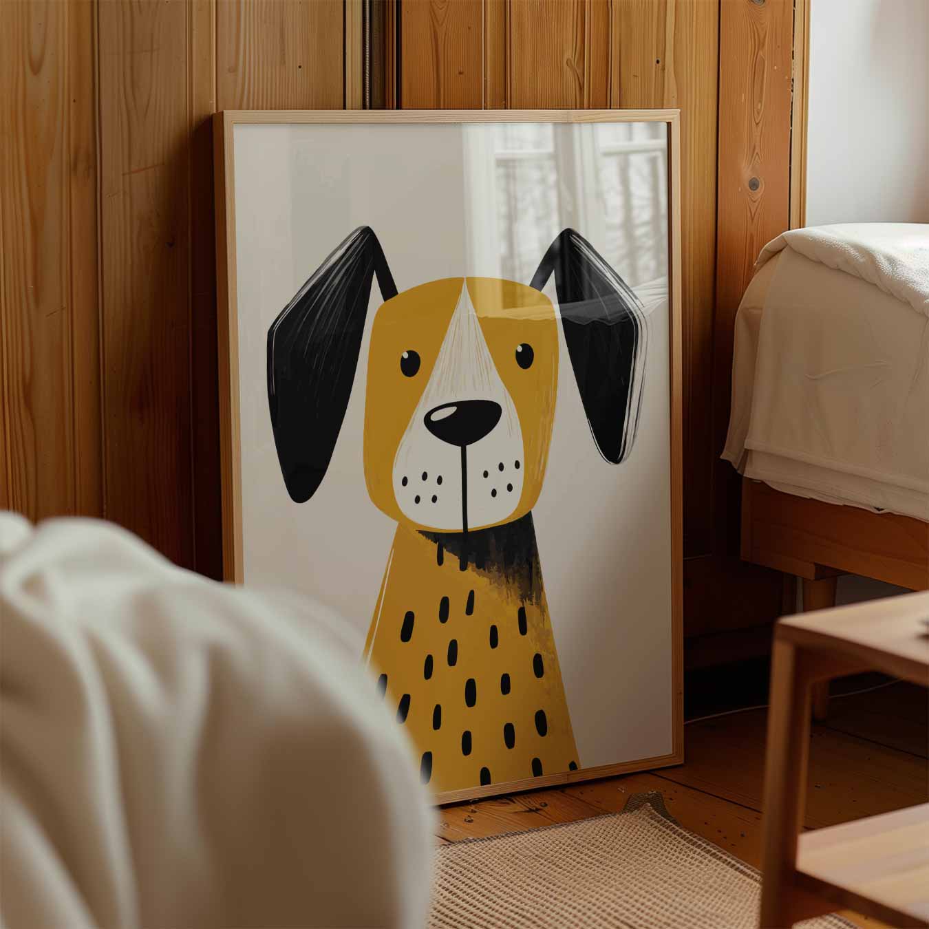 Schattige Hond Illustratie Poster