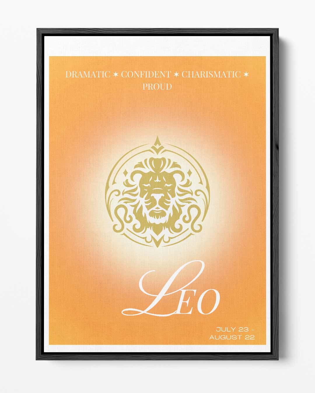 Leeuwengeest Zodiac Poster Kunstwerk-canvas-dibond-plexiglas-wanddecoratie-WallArtistic