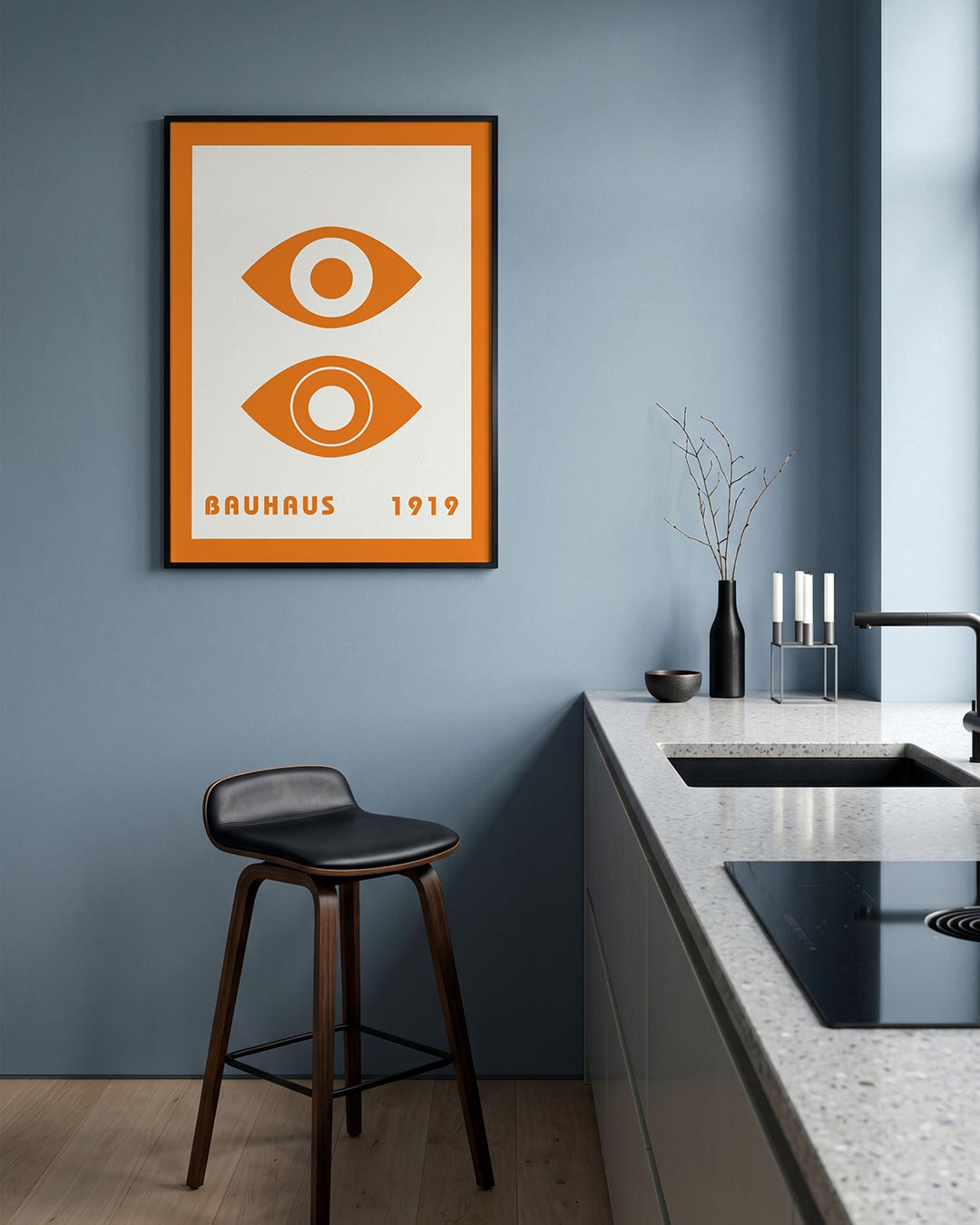 Oogvormen en kleur Poster