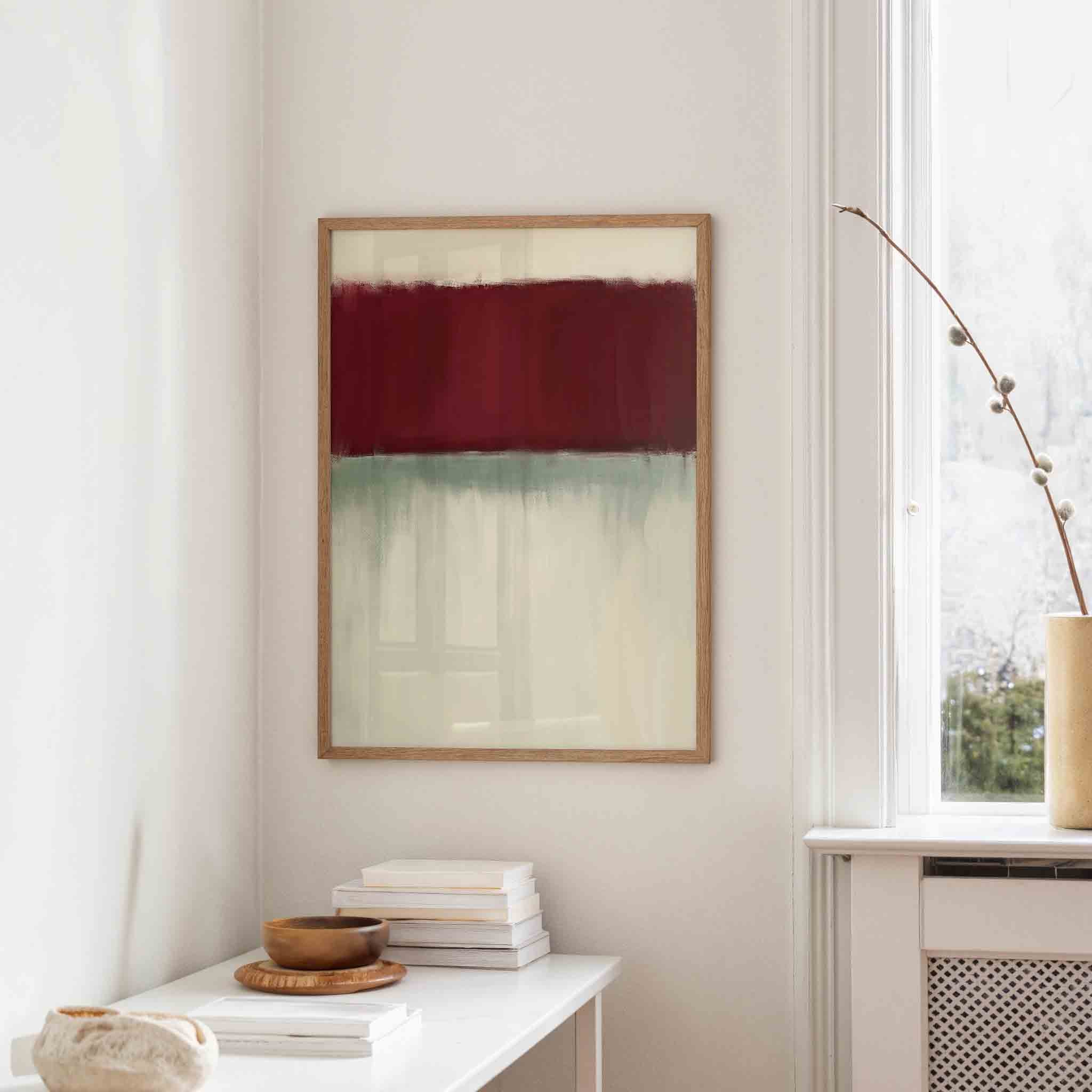 Abstracte kleurvlakken Poster