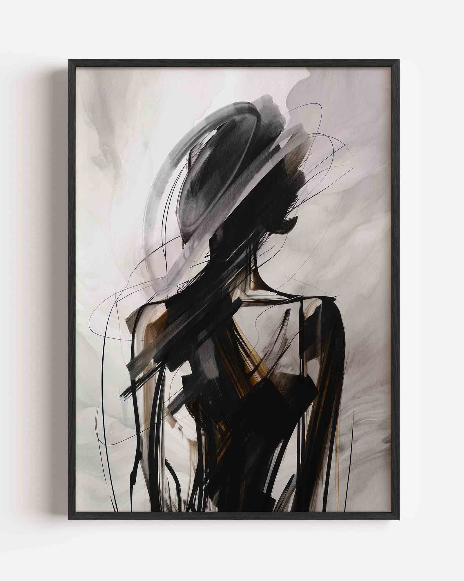 Abstracte figuur Poster