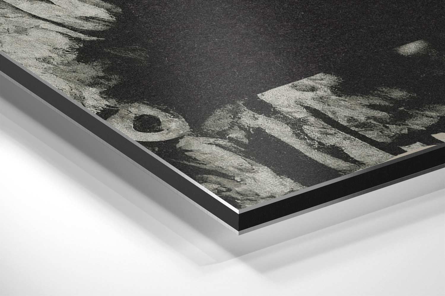 Dynamische Duistere Collage Kunstwerk-canvas-dibond-plexiglas-wanddecoratie-WallArtistic