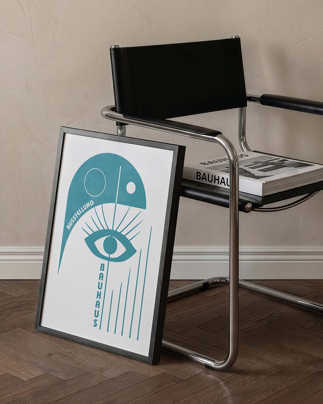 Oog en lijnen Poster