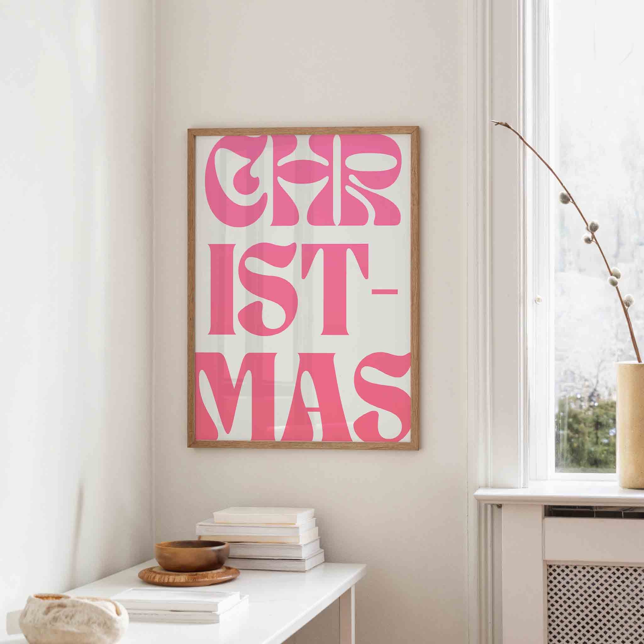 Christmas typografie Poster