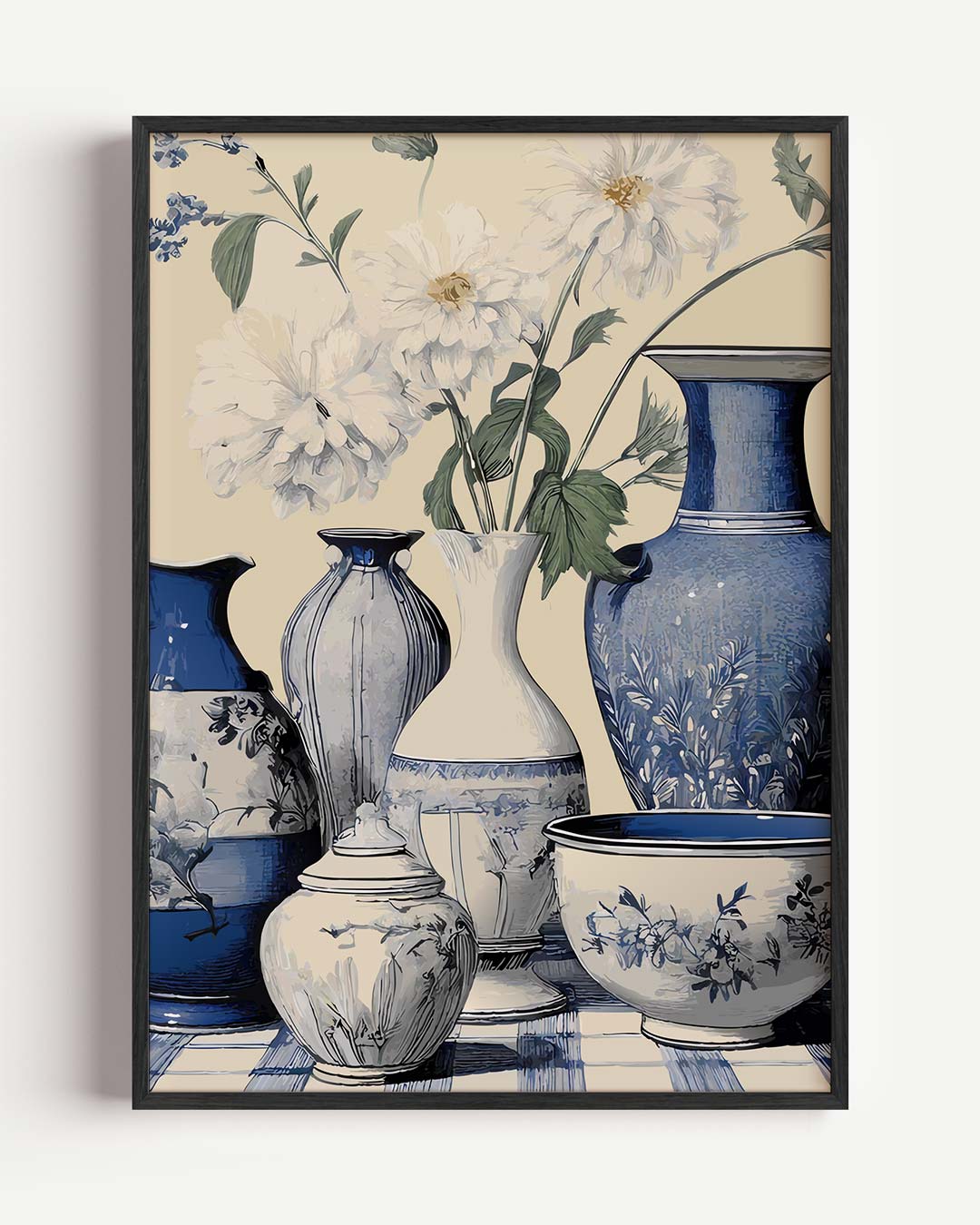 Stijlvolle Bloemvazen Poster