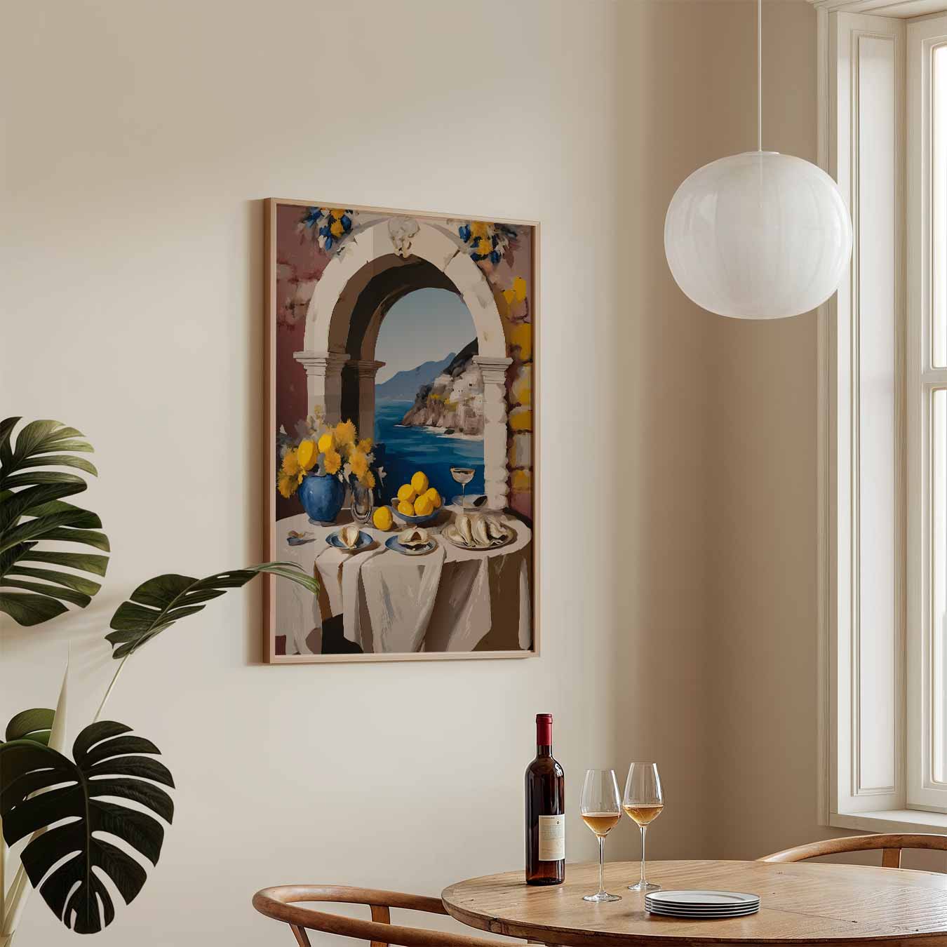 Mediterrane Droomlandschap Poster