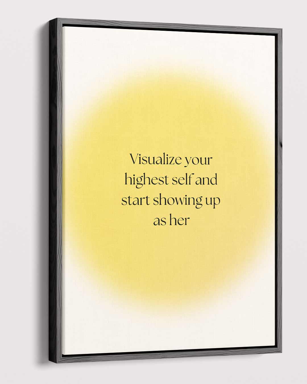 Inspirerend zelfportret quote Kunstwerk-canvas-dibond-plexiglas-wanddecoratie-WallArtistic