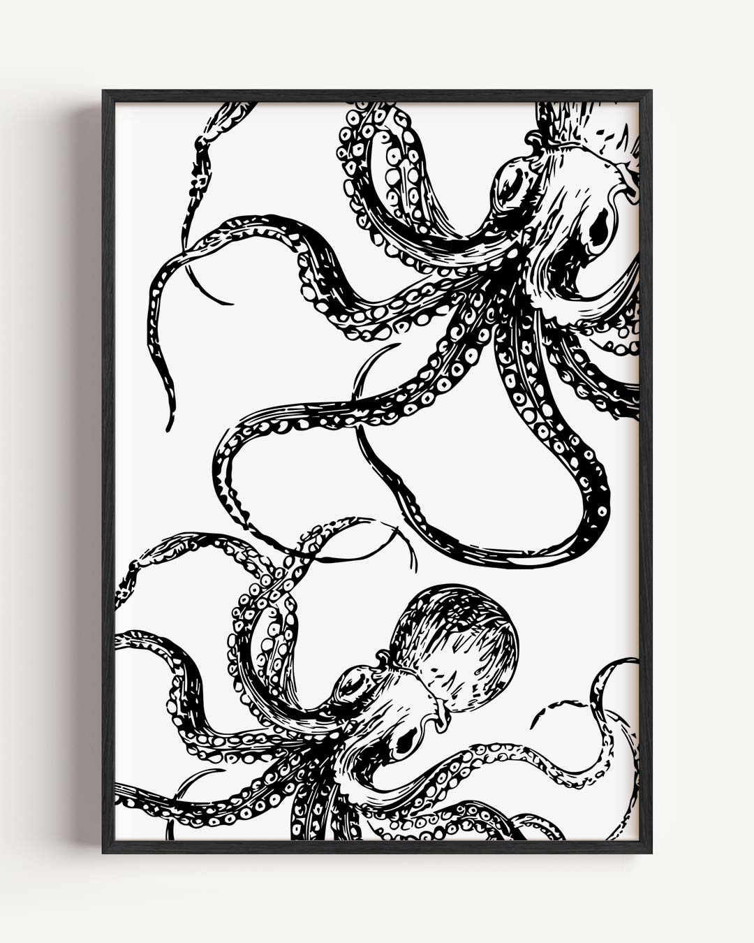 Octopus Elegantie Poster