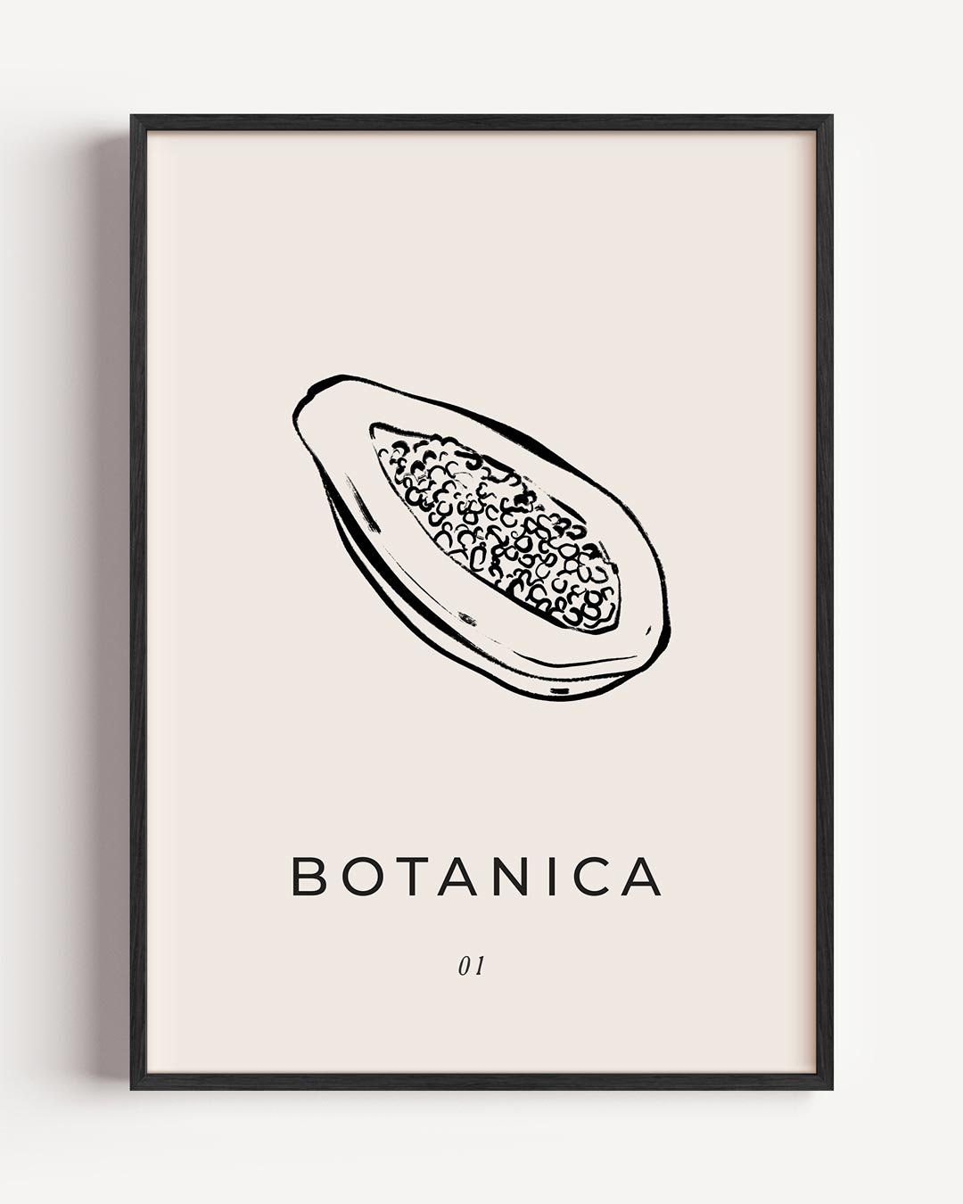 Stijlvolle Botanische Fruitprint Poster-WallArtistic