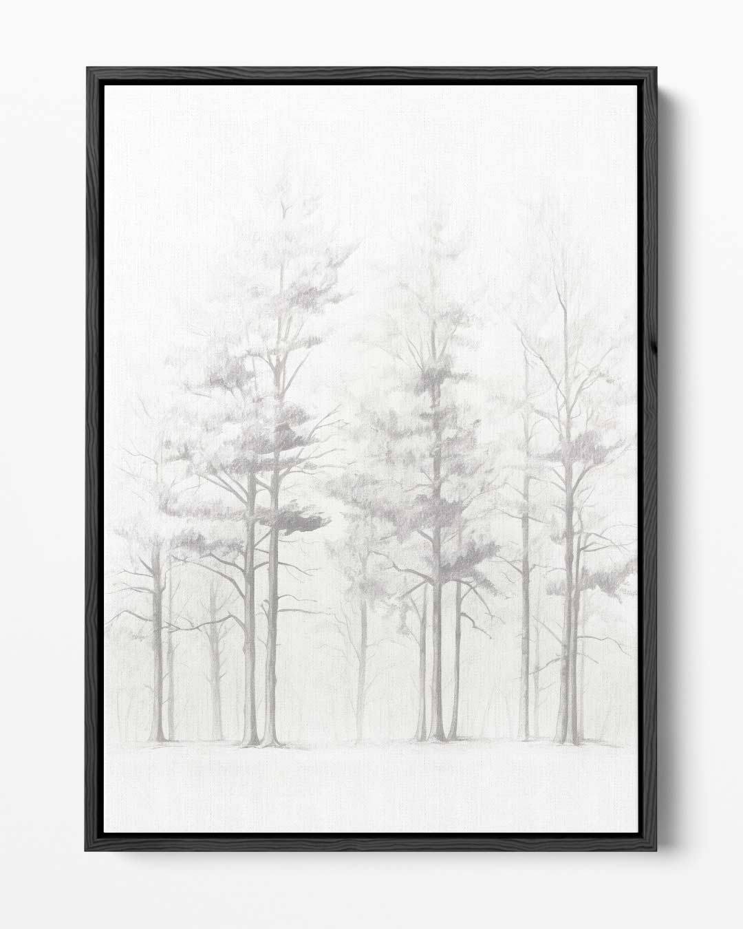 Mystieke Mistige Bomen Kunstwerk-canvas-dibond-plexiglas-wanddecoratie-WallArtistic