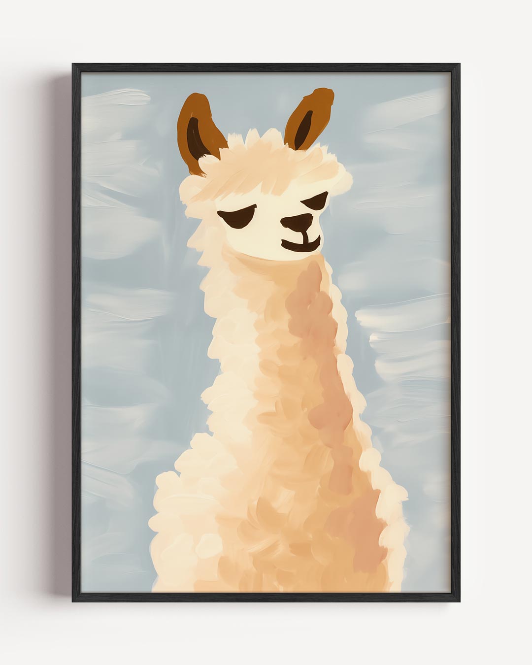 Dromerige Lama Poster-WallArtistic