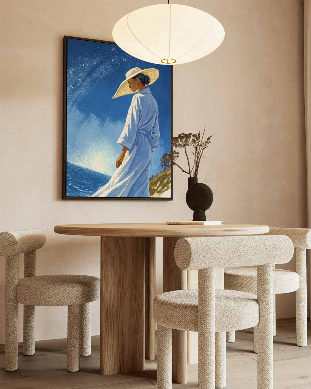 Zomerse Dromen aan Zee Kunstwerk-canvas-dibond-plexiglas-wanddecoratie-WallArtistic