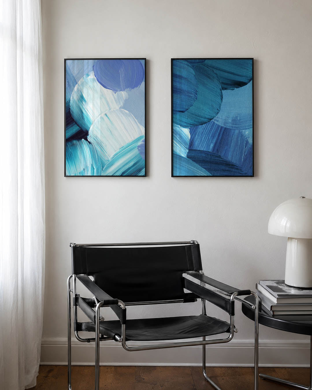Kleurvlakken en beweging Posterset