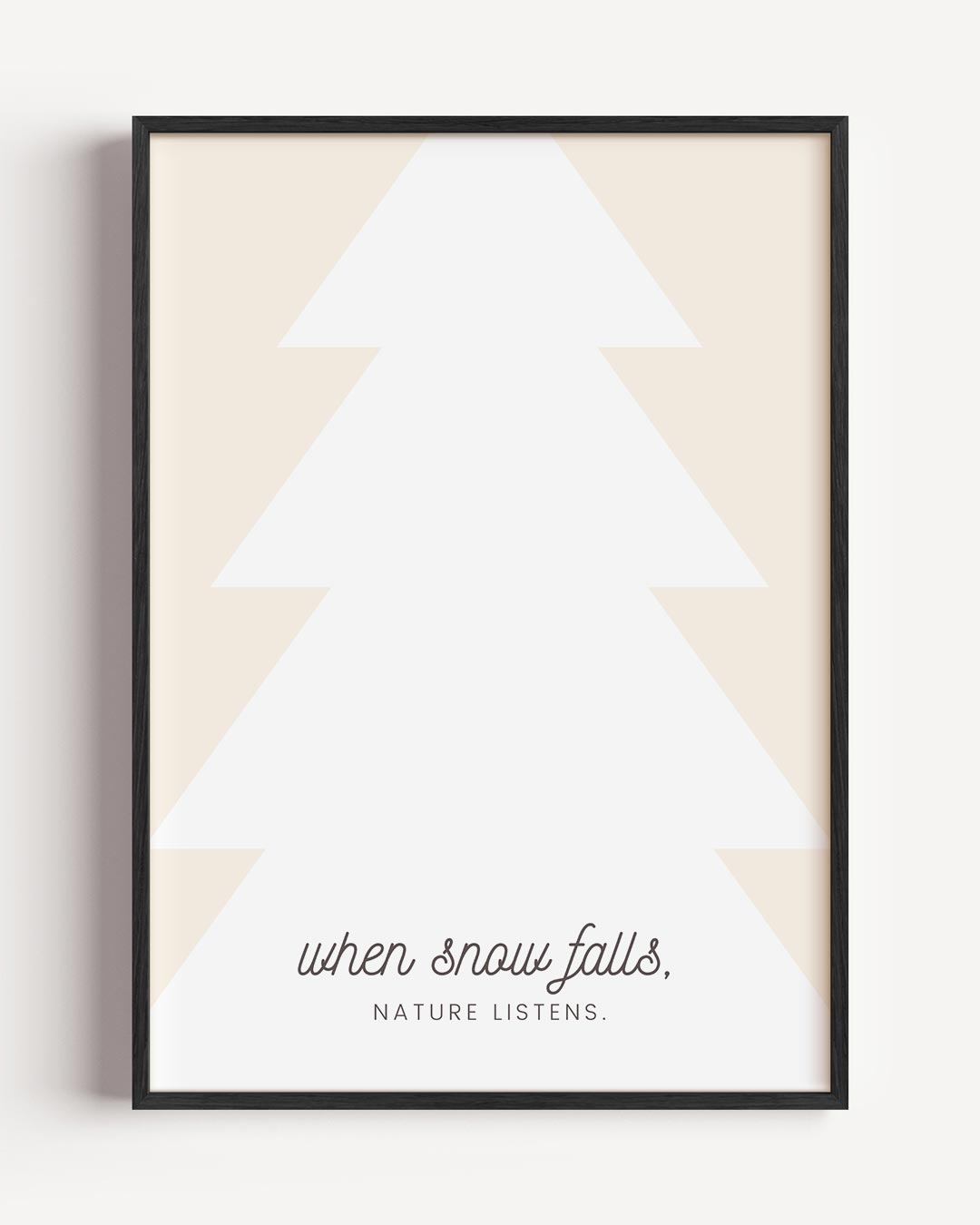 Winter Wonder Quote Poster-WallArtistic