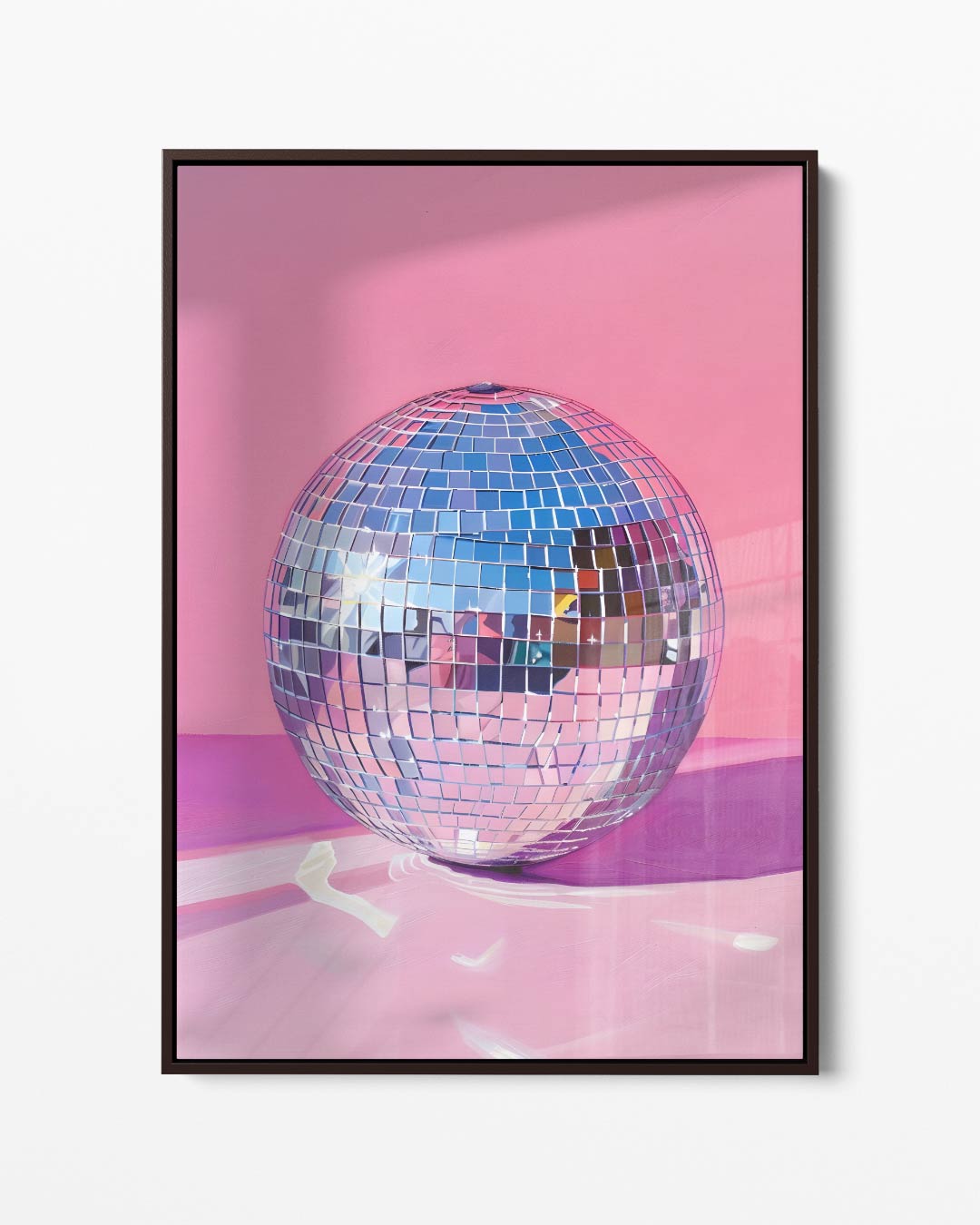 Disco Sfeer Bol Kunstwerk Kunstwerk-canvas-dibond-plexiglas-wanddecoratie-WallArtistic