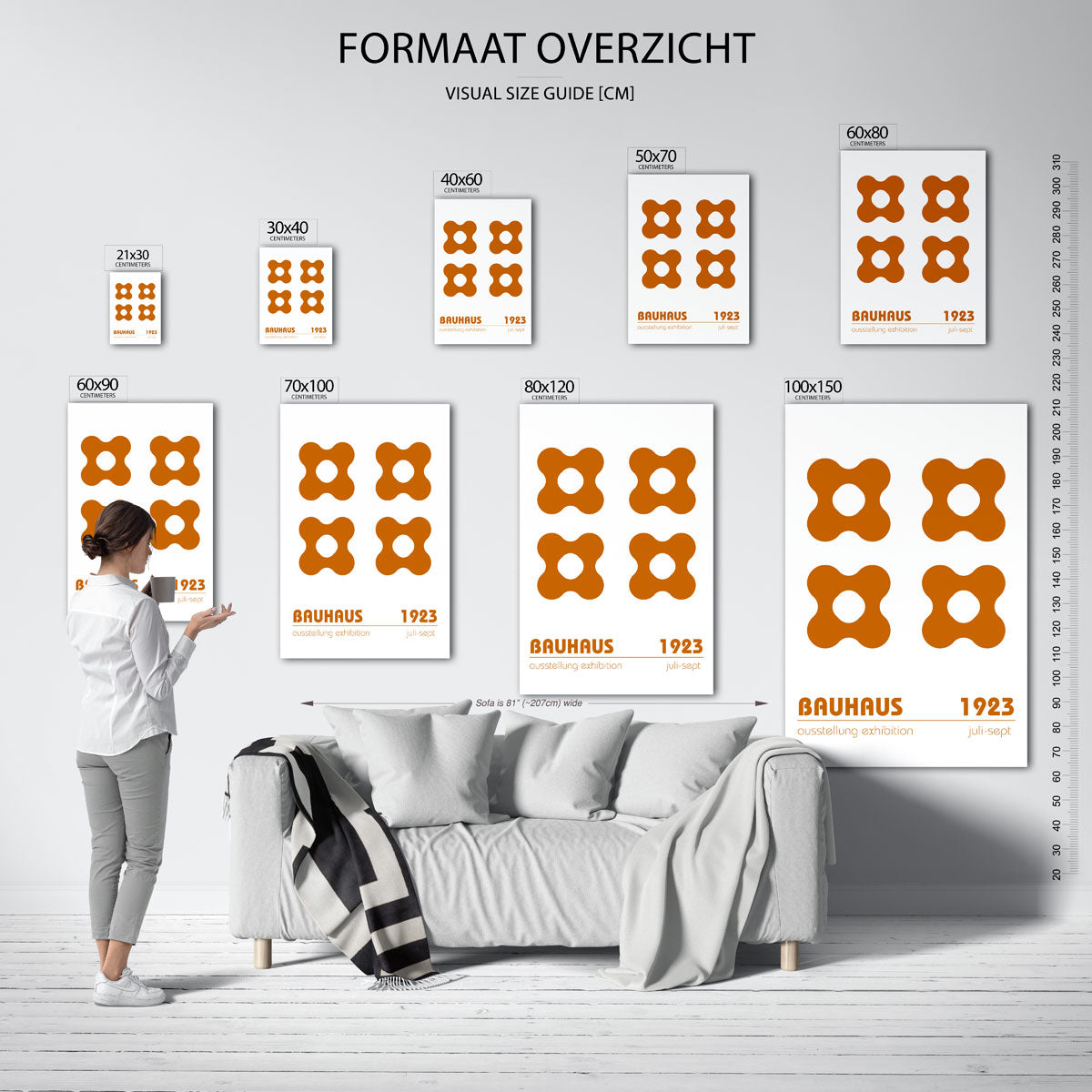 Vormen en vlakken Poster