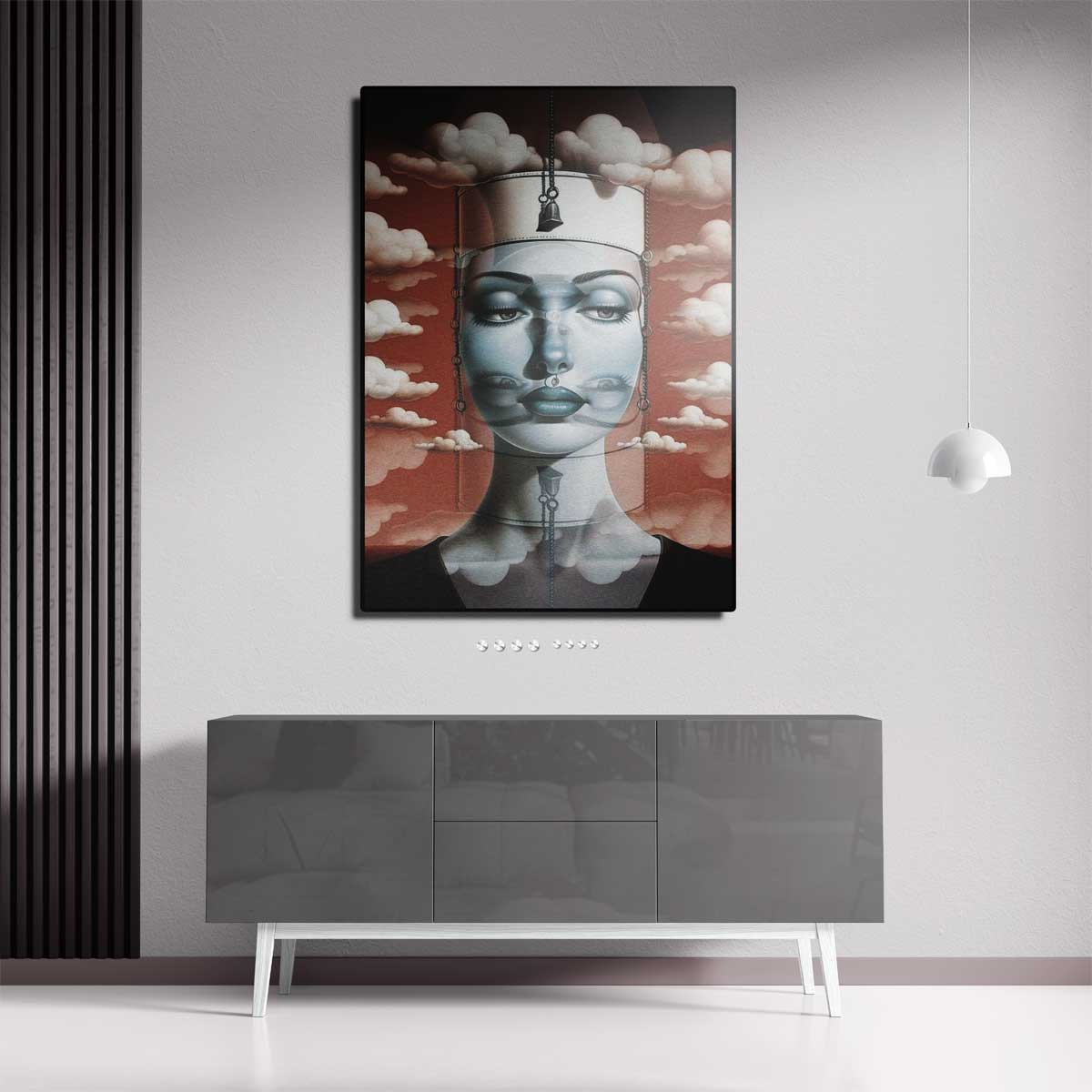 Dromerige Illusie Kunstwerk-canvas-dibond-plexiglas-wanddecoratie-WallArtistic