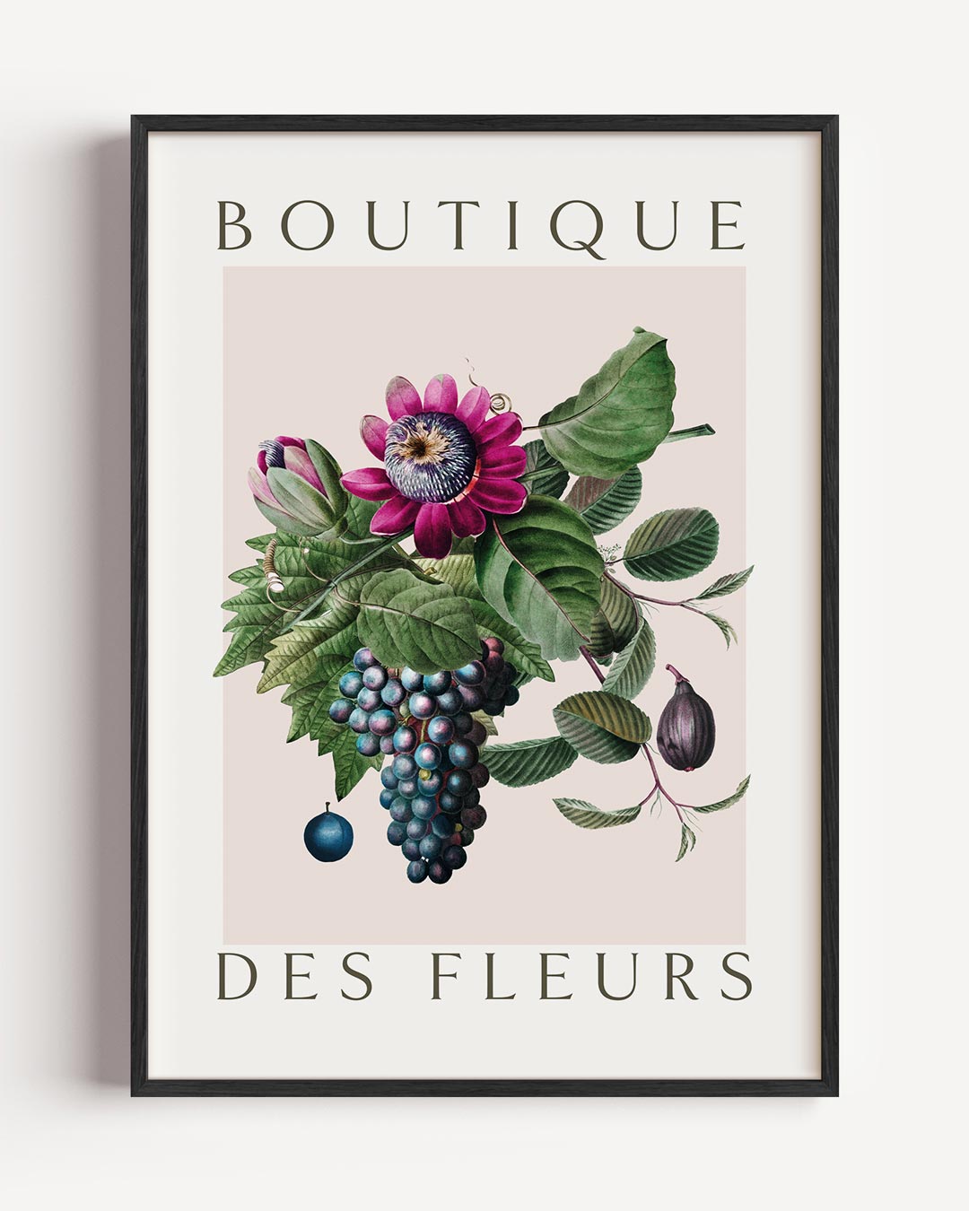 Boutique Des Fleurs Botanische Poster-WallArtistic