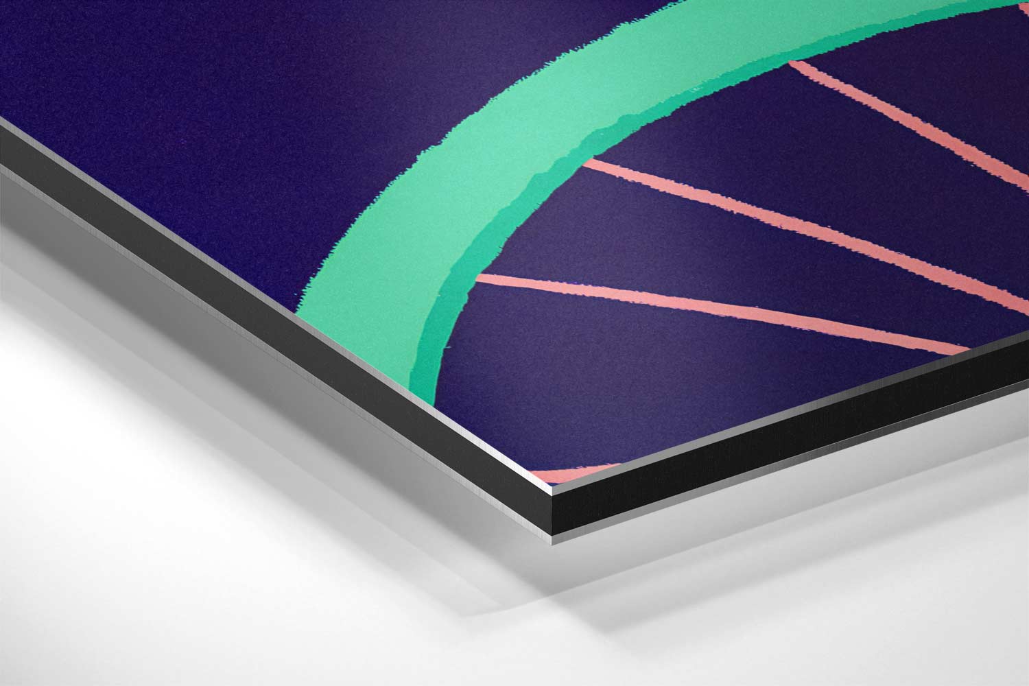 Fietstocht in Bloei Kunstwerk-canvas-dibond-plexiglas-wanddecoratie-WallArtistic