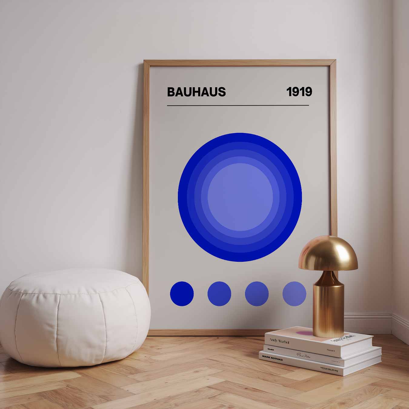 Bauhaus Cirkel Kunstposter