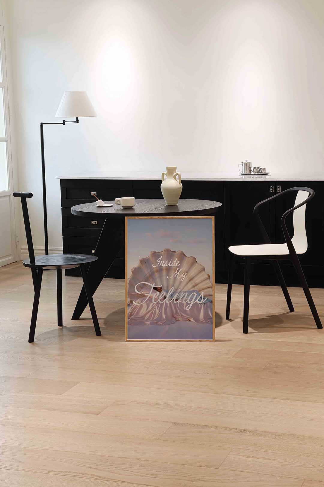 Schelp en bed Poster