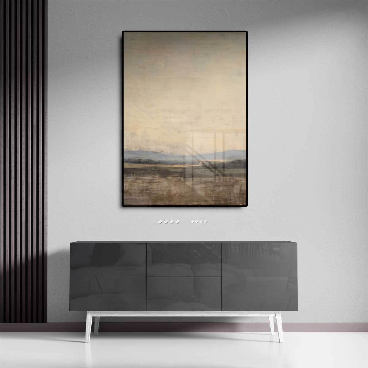 Rustgevende Landschap Horizon Kunstwerk-canvas-dibond-plexiglas-wanddecoratie-WallArtistic