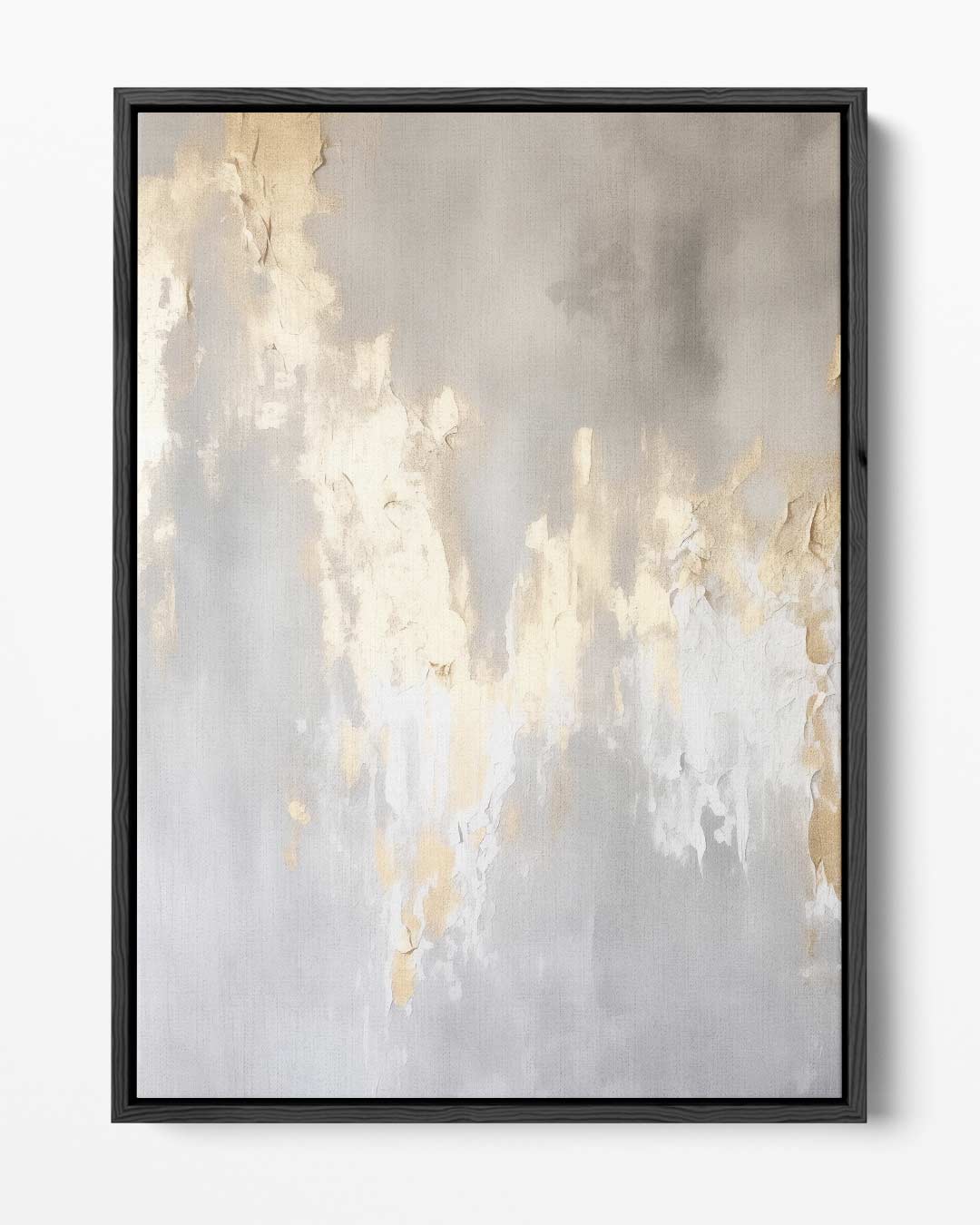 Gouden Mist Schilderij Kunstwerk-canvas-dibond-plexiglas-wanddecoratie-WallArtistic