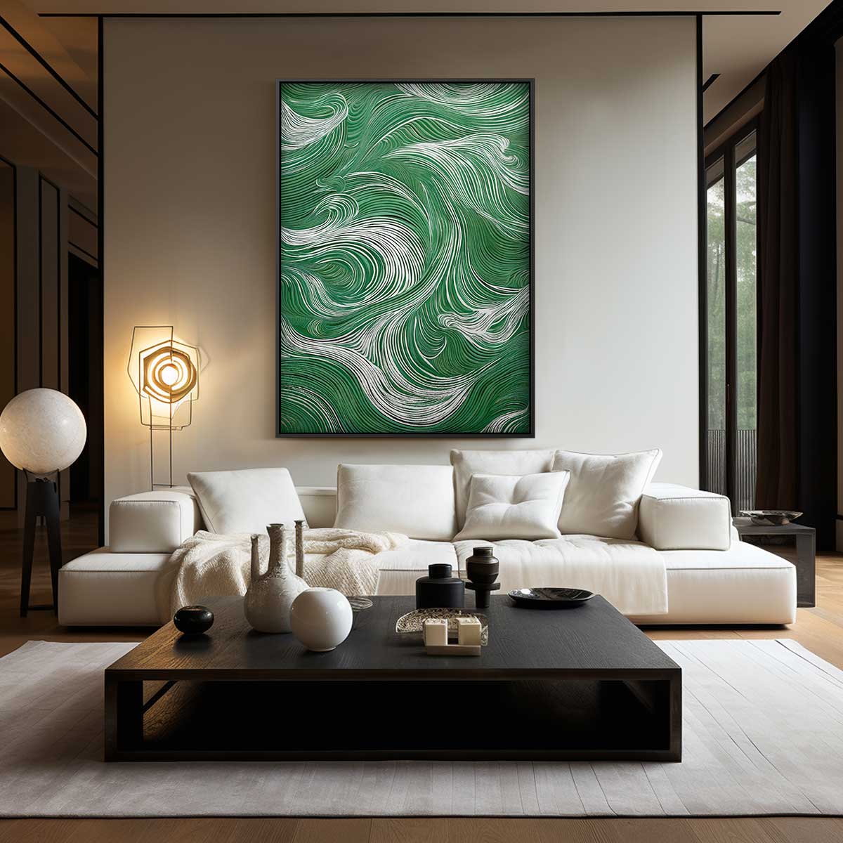 Golf van Emoties Kunstwerk-canvas-dibond-plexiglas-wanddecoratie-WallArtistic