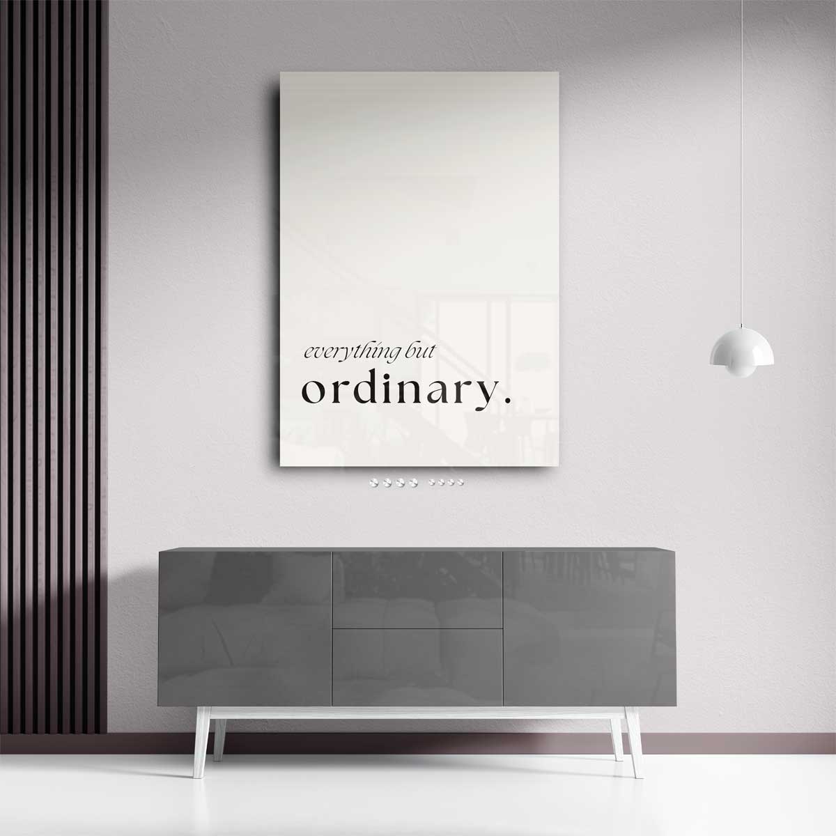 Allesbehalve Gewoon - Minimalistische Print Kunstwerk-canvas-dibond-plexiglas-wanddecoratie-WallArtistic