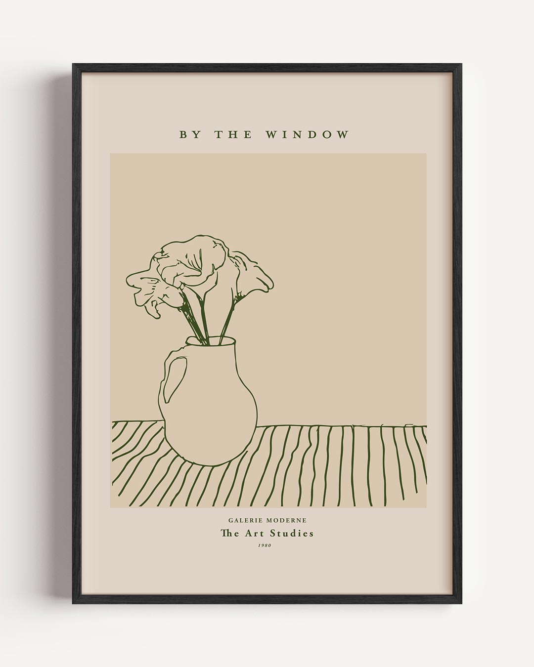 Simpele Elegantie Bloemenposter-WallArtistic