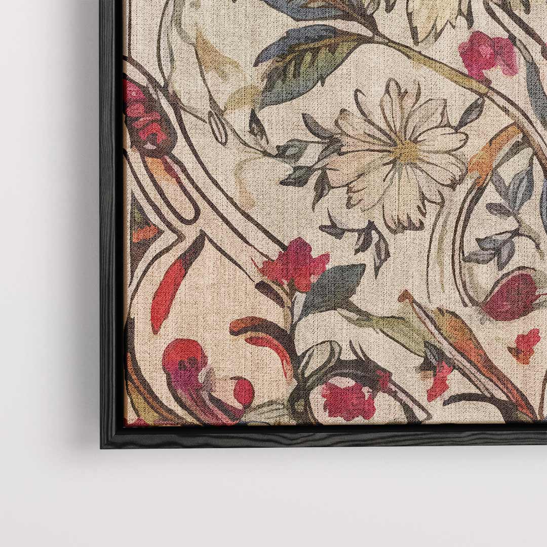 Bloemenpracht op Canvas Kunstwerk-canvas-dibond-plexiglas-wanddecoratie-WallArtistic