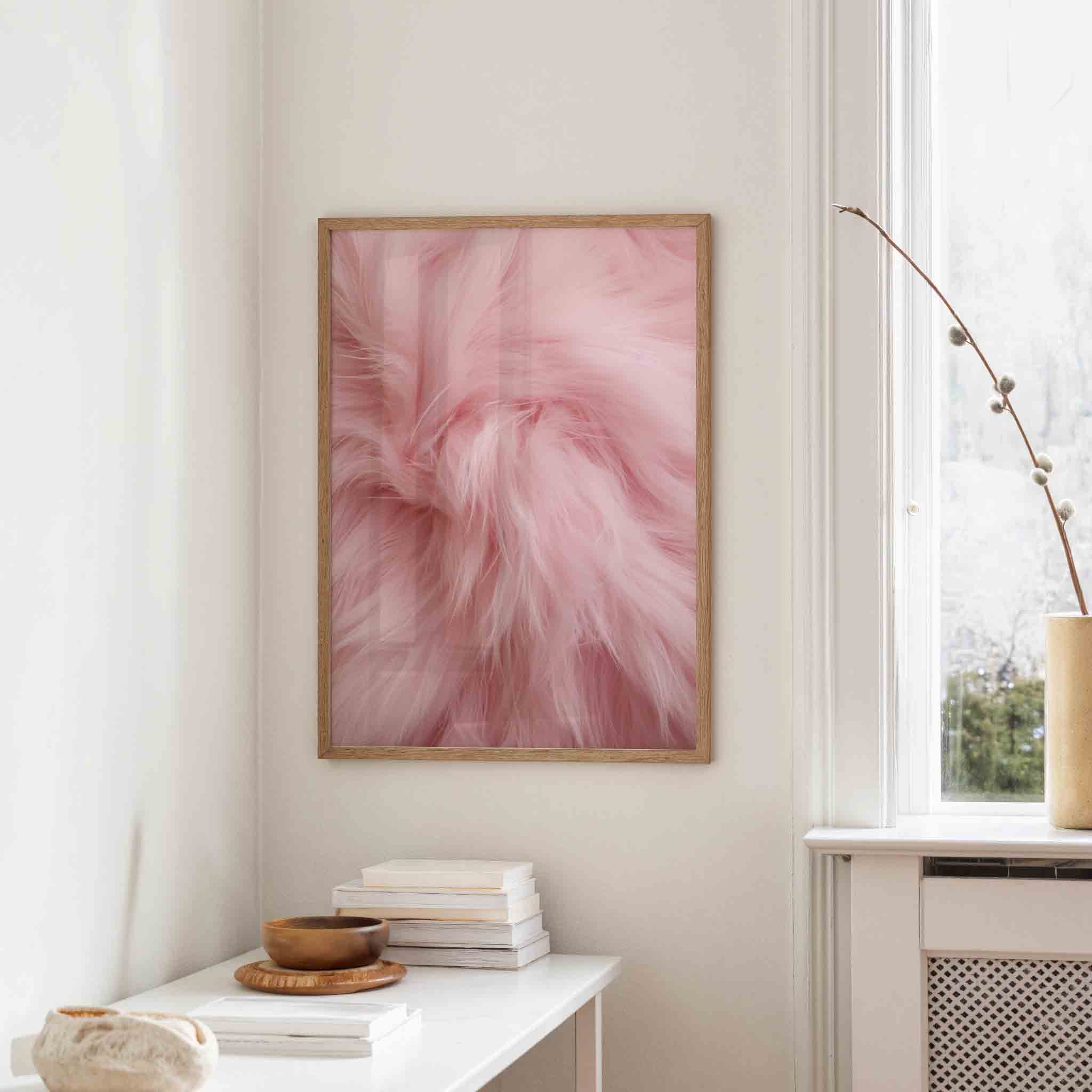 Roze textuur Poster