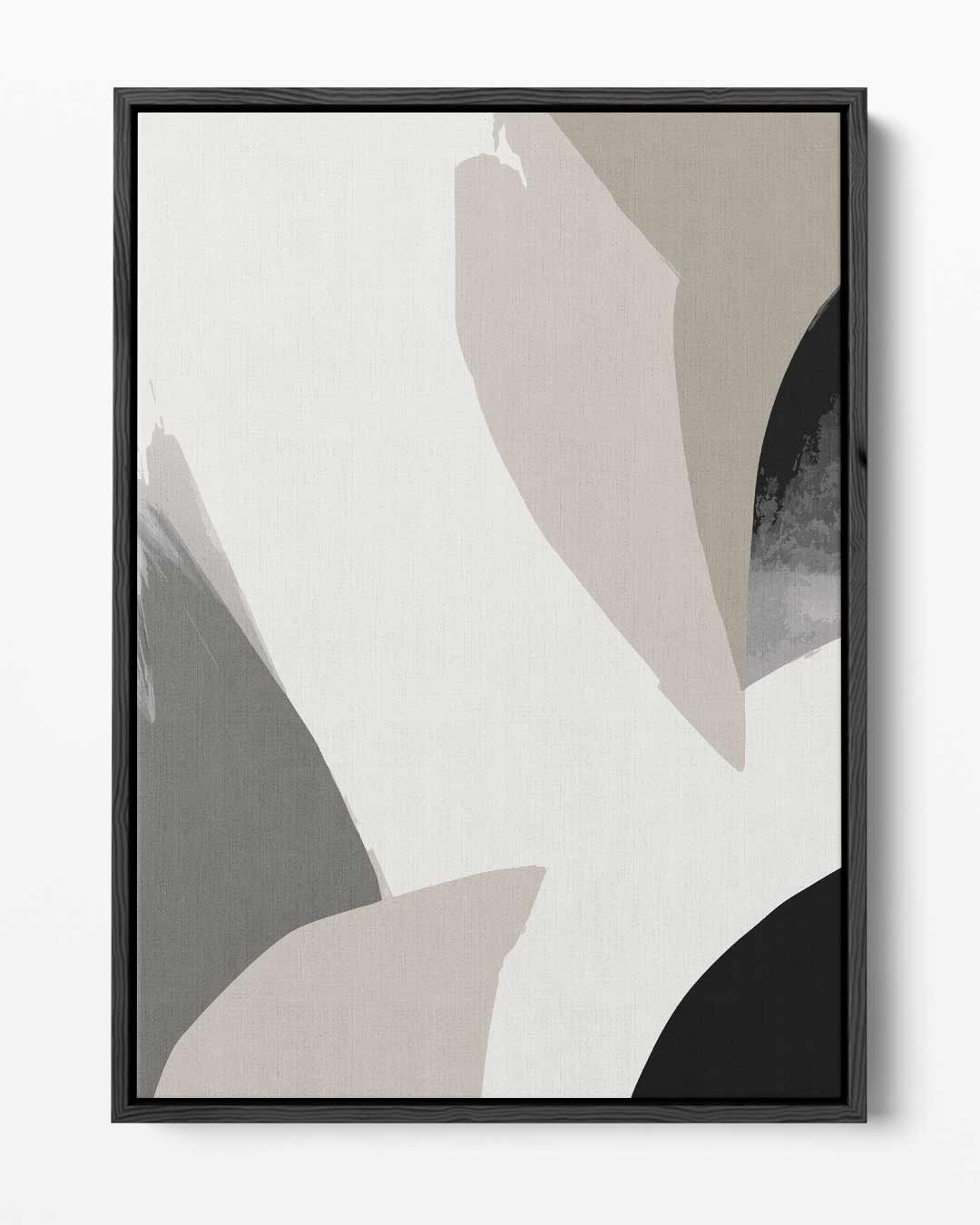 Abstracte Harmonie in Aardetinten Kunstwerk-canvas-dibond-plexiglas-wanddecoratie-WallArtistic