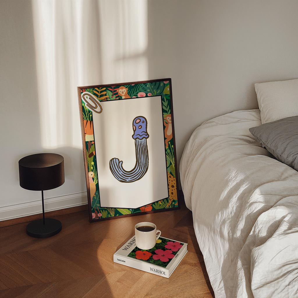 Speelse Jungle Dieren Poster