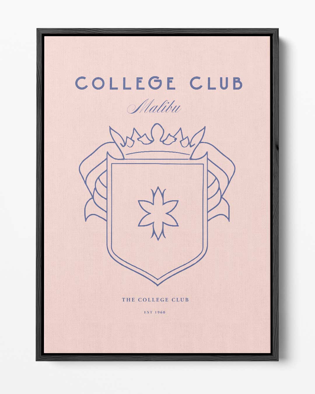 Elegante College Club Wapenschild Poster