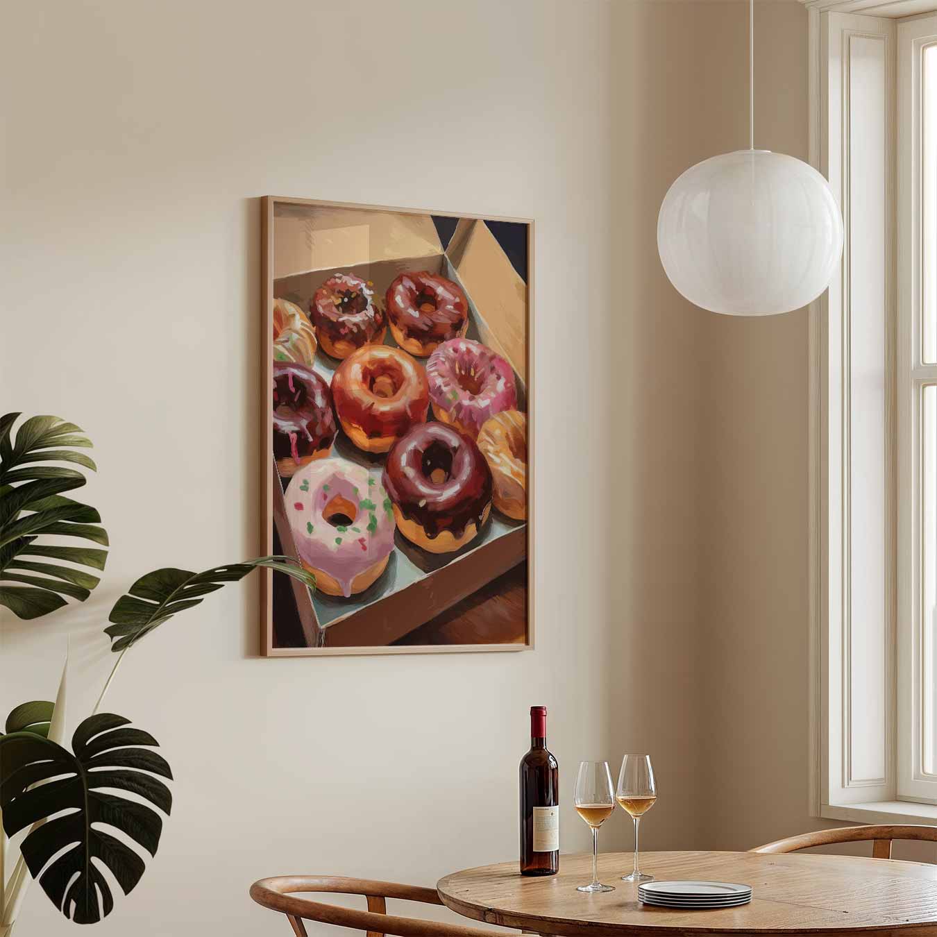 Kleurrijke Donut Traktatie Poster