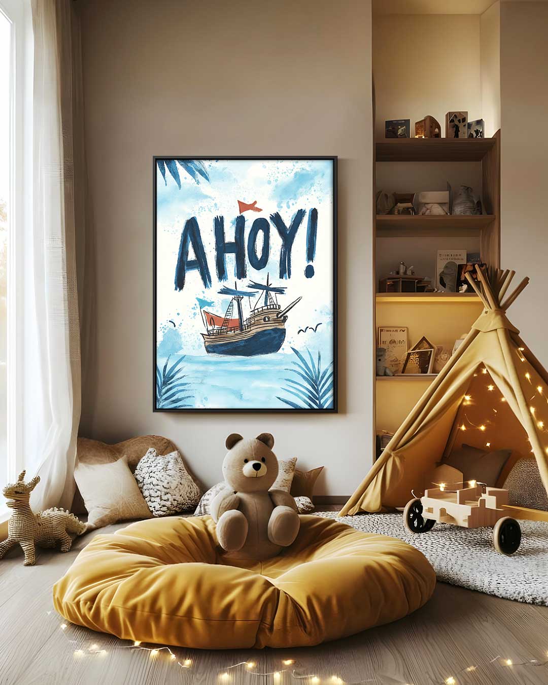 Maritiem Avontuur Schilderij Kunstwerk-canvas-dibond-plexiglas-wanddecoratie-WallArtistic