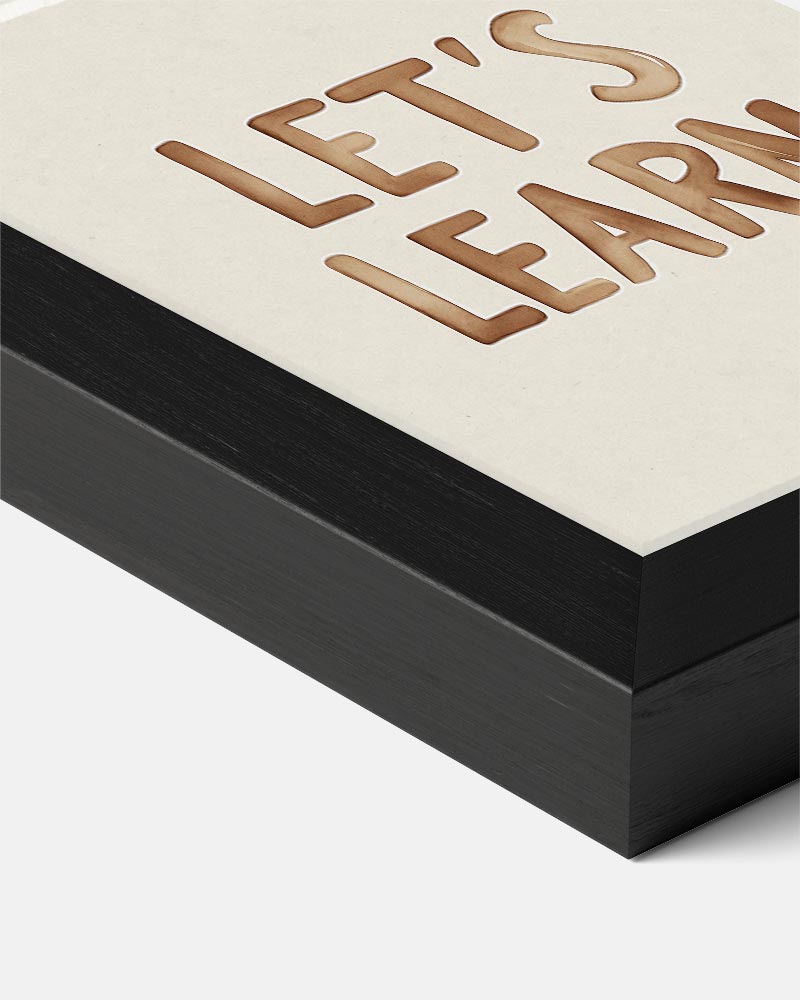 Let's Learn Motivatieposter
